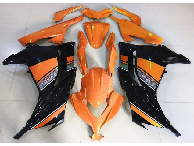 Sunrise Orange and Black 13-18 Ninja 300 Fairings