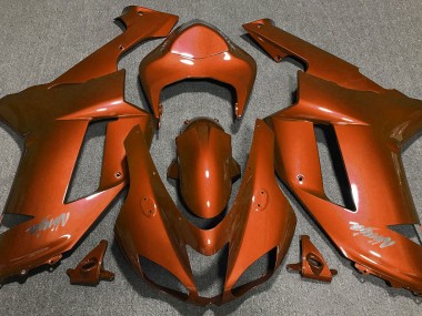 Tiger Orange 07-08 ZX6R Fairings
