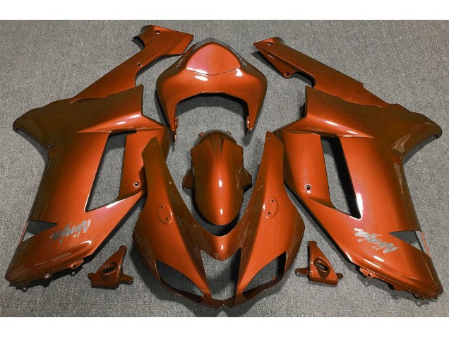 Tiger Orange 07-08 ZX6R Fairings Tiger Orange 07-08 ZX6R Fairings
