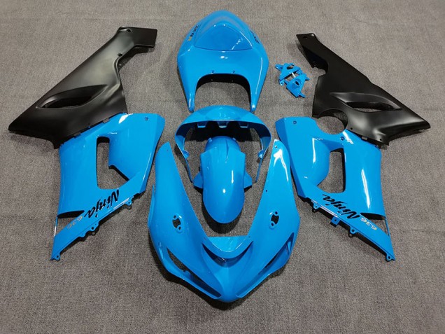 Vibrant Blue 05-06 ZX6R Fairings Vibrant Blue 05-06 ZX6R Fairings