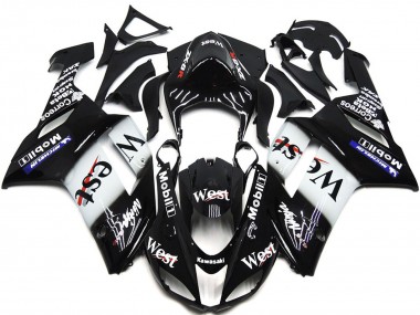 West Gloss Slick 07-08 ZX6R Fairings