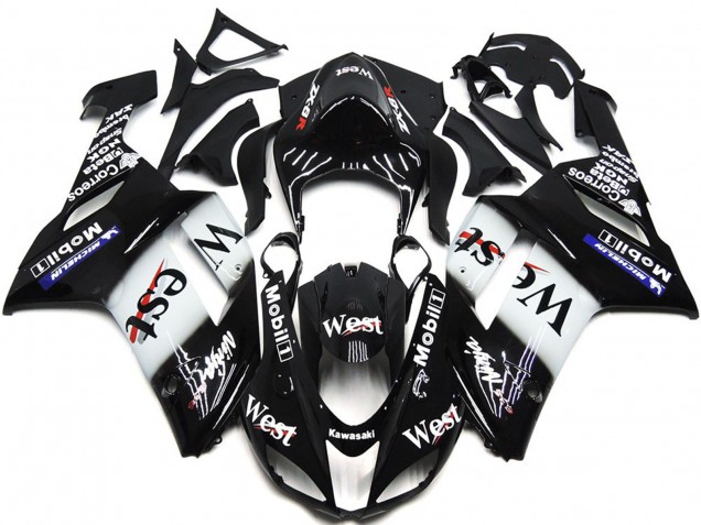 West Gloss Slick 07-08 ZX6R Fairings West Gloss Slick 07-08 ZX6R Fairings