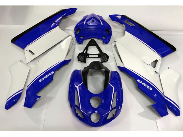 White Blue and Black 03-04 Ducati 749 999 Fairings White Blue and Black 03-04 Ducati 749 999 Fairings