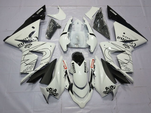 White Corona 04-05 ZX10R Fairings White Corona 04-05 ZX10R Fairings