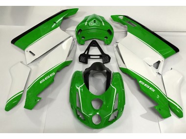 White Green and Black 03-04 Ducati 749 999 Fairings
