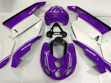 White Purple and Black 03-04 Ducati 749 999 Fairings