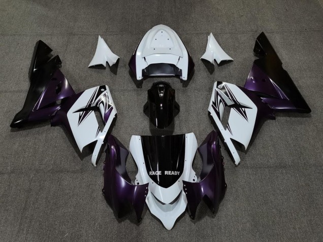 White Purple and Black 04-05 ZX10R Fairings White Purple and Black 04-05 ZX10R Fairings