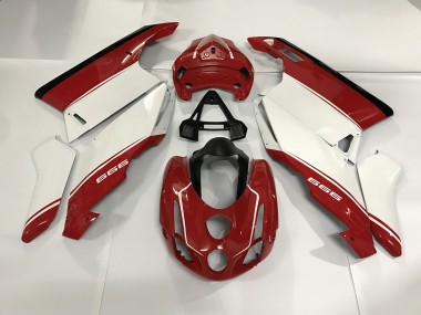 White Red and Black 03-04 Ducati 749 999 Fairings