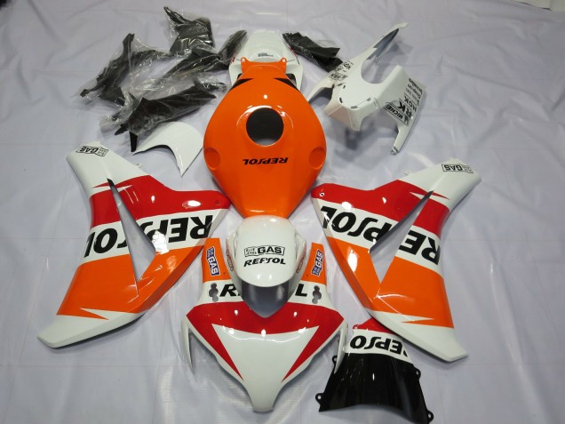 White Repsol Design 08-11 CBR1000RR Fairings White Repsol Design 08-11 CBR1000RR Fairings
