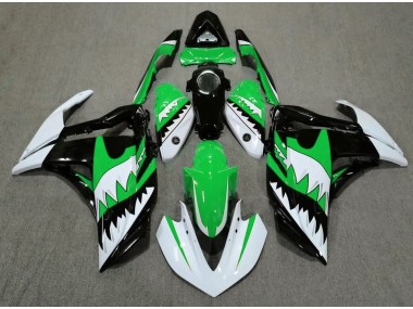 White Shark & Green 15-18 R3 Fairings