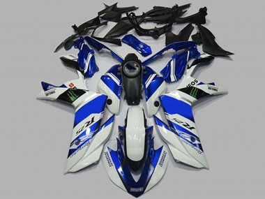 White and Blue 15-18 R3 Fairings