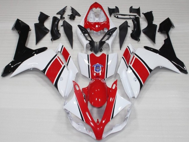 White and Red OEM Style Gloss 07-08 R1 Fairings White and Red OEM Style Gloss 07-08 R1 Fairings