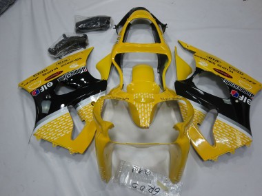 Yellow Elf 00-02 ZX6R Fairings