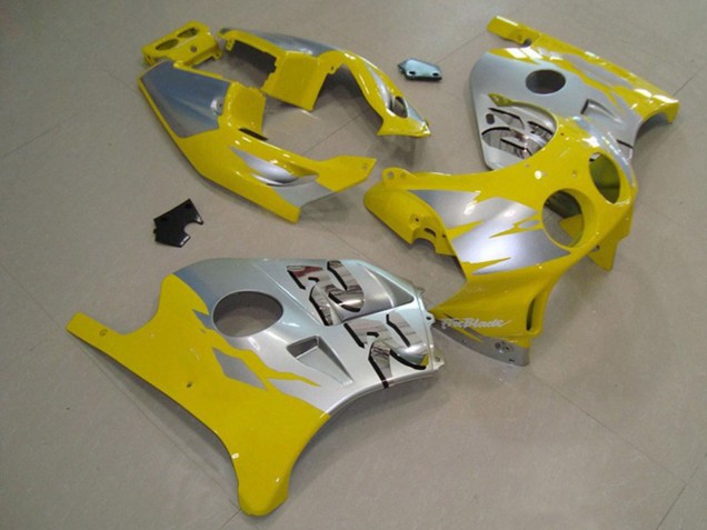 Yellow Silver 90-98 CBR250RR Fairings Yellow Silver 90-98 CBR250RR Fairings