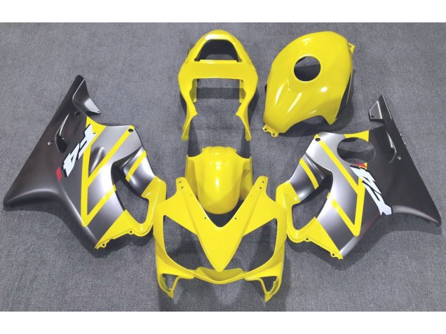 Yellow and Matte Silver 01-03 CBR600 F4i Fairings Yellow and Matte Silver 01-03 CBR600 F4i Fairings